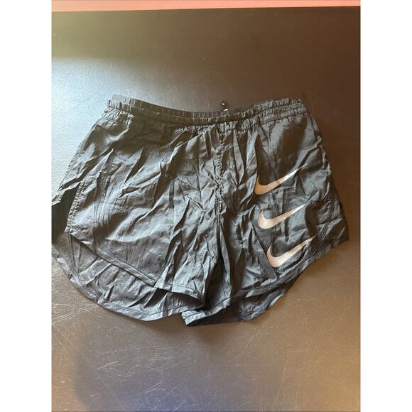 Nike Shorts Womens S Grey/Black Running Dri-Fit Athletic Lined - Picture 1 of 5